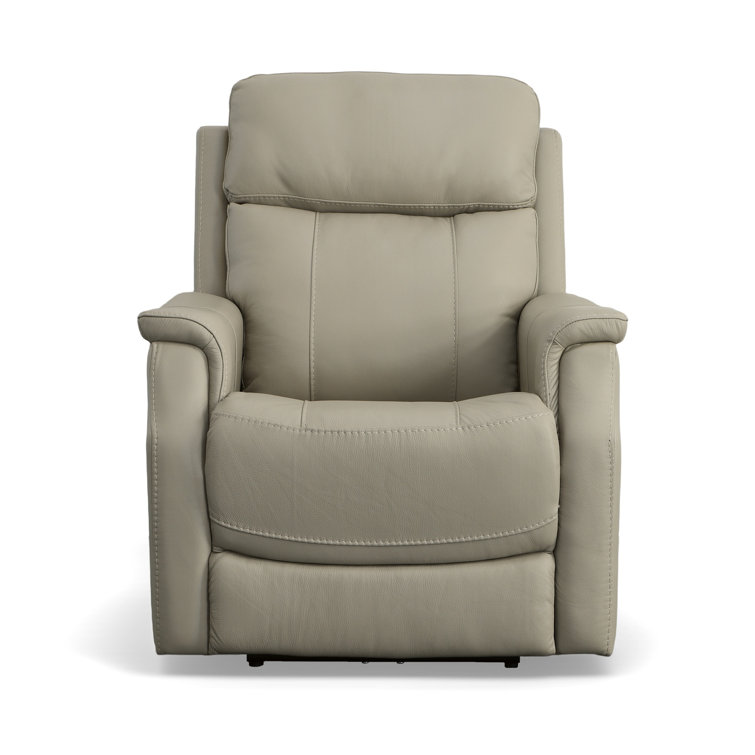 Eamon Recliner with Power Headrest Lumbar Flexsteel Upholstery Color Gray